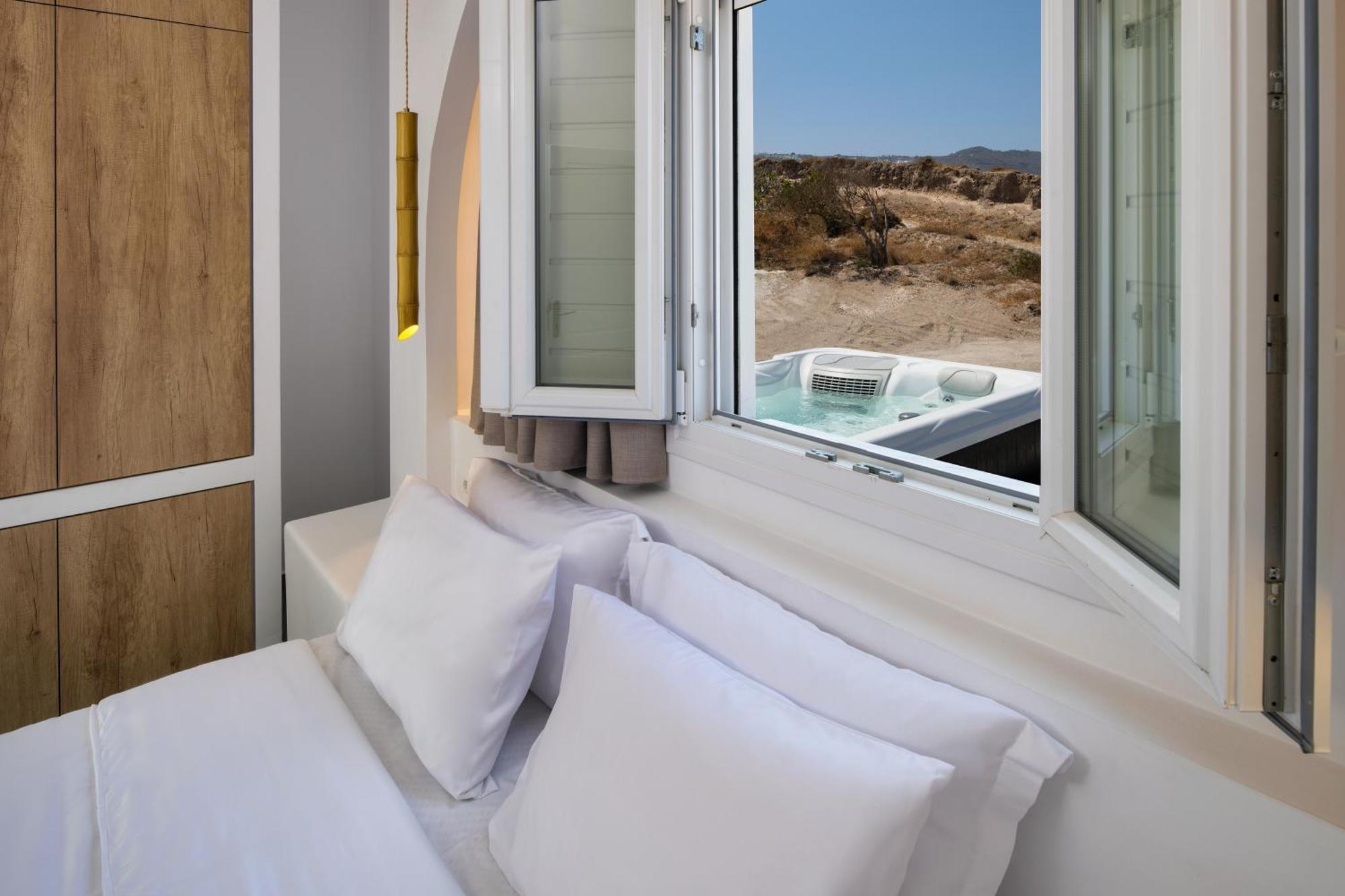 Peaceful Seafront Retreat In Santorini -Sonus Mare Beach Houses Vourvoúlos Eksteriør bilde